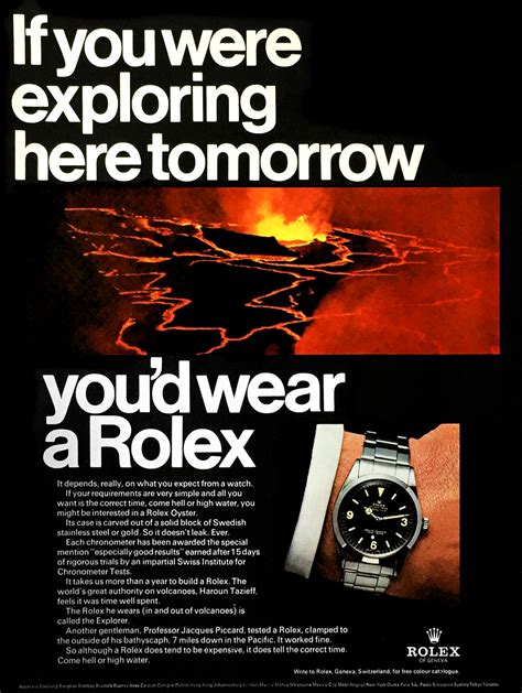 rolex pubblicità vintage|rolex ads from the past.